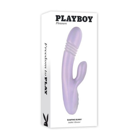 Playboy Pleasure - Wibrator króliczek Bumping - 10 prędkości Playboy Playboy Pleasure - Wibrator króliczek Bumping - 10 prędkości Playboy