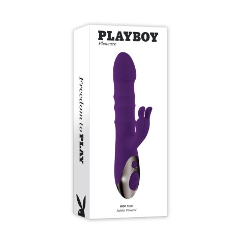 Playboy Pleasure - Wibrator królik Hop - 3 prędkości Playboy Playboy Pleasure - Wibrator królik Hop - 3 prędkości Playboy