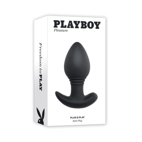 Playboy Pleasure - Wibrujący plug Buttplug - 10 prędkości Playboy Playboy Pleasure - Wibrujący plug Buttplug - 10 prędkości Playboy