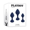 Playboy Pleasure - Zestaw silikonowych korków analnych Tail Trainer Playboy