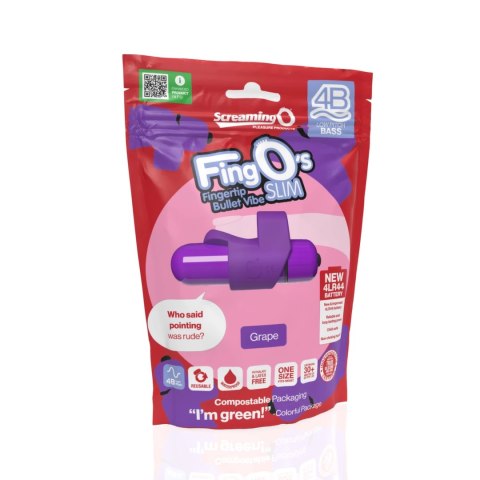 The Screaming O - Wibrator na palec FingO - 6 funkcji - fiolet The Screaming O The Screaming O - Wibrator na palec FingO - 6 funkcji - fiolet The Screaming O