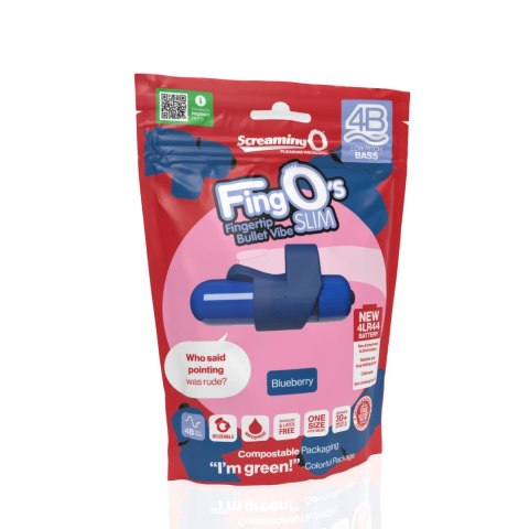 The Screaming O - Wibrator na palec FingO - 6 funkcji - niebieski The Screaming O The Screaming O - Wibrator na palec FingO - 6 funkcji - niebieski The Screaming O