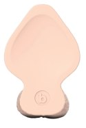 B-Vibe - Realistyczne Dildo Z Jądrami I Przyssawką Slipskin 15,4 cm Girthy Cielisty B-Vibe