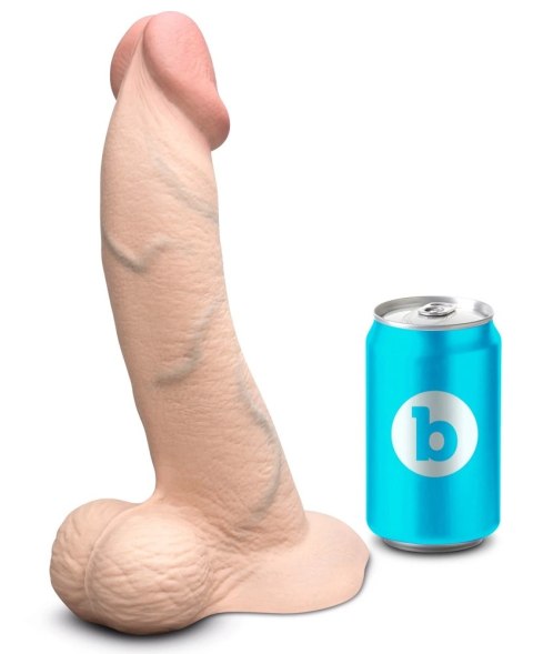 B-Vibe - Realistyczne Dildo Z Jądrami I Przyssawką Slipskin 25 cm Curved Cieliste B-Vibe B-Vibe - Realistyczne Dildo Z Jądrami I Przyssawką Slipskin 25 cm Curved Cieliste B-Vibe