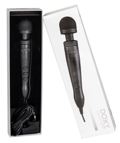 Doxy - Masażer Łechtaczki Sieciowy Die Cast 3 Czarny Mat DOXY Doxy - Masażer Łechtaczki Sieciowy Die Cast 3 Czarny Mat DOXY