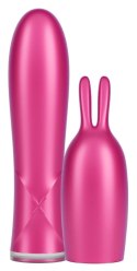 Durex Bunny 2in1 Vibrator - Wibrator Z Nakładką Króliczka Różowy Durex