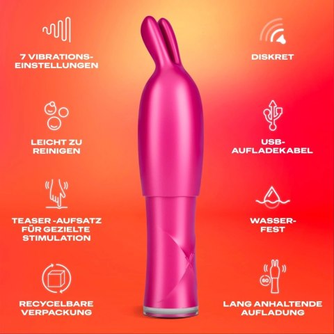 Durex Bunny 2in1 Vibrator - Wibrator Z Nakładką Króliczka Różowy Durex Durex Bunny 2in1 Vibrator - Wibrator Z Nakładką Króliczka Różowy Durex