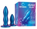Durex Butt Plug Set - Zestaw Silikonowych Wtyczek Analnych Mała 7,5 cm Duża 12 cm Durex