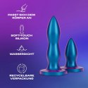 Durex Butt Plug Set - Zestaw Silikonowych Wtyczek Analnych Mała 7,5 cm Duża 12 cm Durex