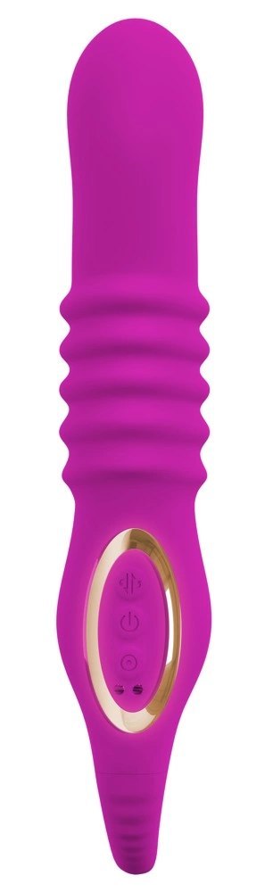 Javida - Wibrator Strap-On Z 3 Funkcjami Fioletowy JAVIDA Javida - Wibrator Strap-On Z 3 Funkcjami Fioletowy JAVIDA