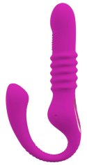 Javida - Wibrator Strap-On Z 3 Funkcjami Fioletowy JAVIDA