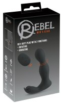 Rebel - Masażer Prostaty Z Obracającą Się Główką I 9 Trybów Wibracji + Pilot Rebel