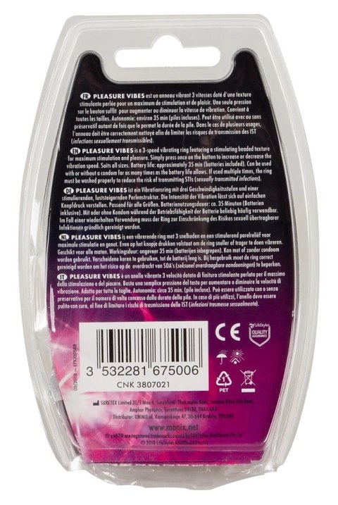 SKYN Manix Vibrating Ring - Pierścień Wibrujący Na Penisa 3 cm SKYN SKYN Manix Vibrating Ring - Pierścień Wibrujący Na Penisa 3 cm SKYN