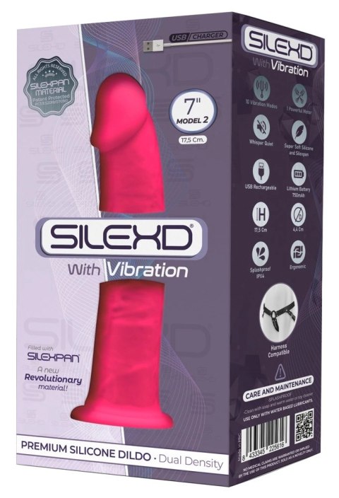 SilexD - Różowy Naturalny Wibrator Z Przyssawką 17.5 cm Model 2 (7) Motor Pink SILEXD SilexD - Różowy Naturalny Wibrator Z Przyssawką 17.5 cm Model 2 (7) Motor Pink SILEXD