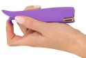 Skyn Caress - Stymulator Łechtaczki Z Podwójnym Języczkiem Fioletowy 13.3 cm SKYN