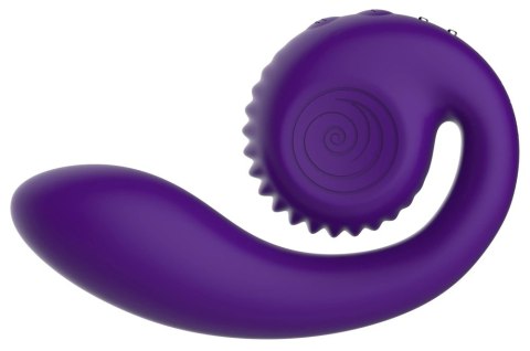 Snail Vibe - Wibrator Ślimak Zakrzywiony Ze Stymulacją Łechtaczki Gizi Fioletowy Snail Vibe Snail Vibe - Wibrator Ślimak Zakrzywiony Ze Stymulacją Łechtaczki Gizi Fioletowy Snail Vibe