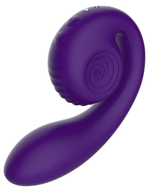 Snail Vibe - Wibrator Ślimak Zakrzywiony Ze Stymulacją Łechtaczki Gizi Fioletowy Snail Vibe Snail Vibe - Wibrator Ślimak Zakrzywiony Ze Stymulacją Łechtaczki Gizi Fioletowy Snail Vibe