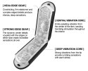 Tenga - Masturbator Wielokrotnego Użytku Czarny Flip Zero Gravity Black Electr TENGA