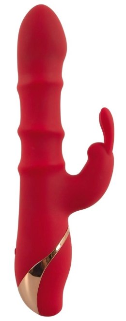 You2Toys - Wibrator - podwójny - króliczek - 3 ruchome pierścienie You2Toys