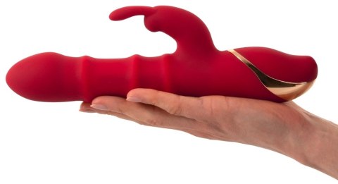 You2Toys - Wibrator - podwójny - króliczek - 3 ruchome pierścienie You2Toys You2Toys - Wibrator - podwójny - króliczek - 3 ruchome pierścienie You2Toys