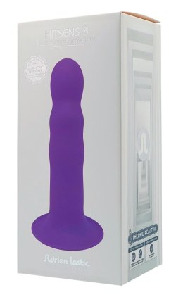 Adrien Lastic - Silikonowe Miękkie Dildo 18,2 cm Hitsens 3 Fioletowe Adrien Lastic
