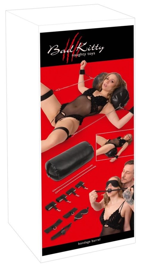 Bad Kitty - Kompletny Zestaw BDSM Do Zabaw Z Partnerem Czarny Bad Kitty