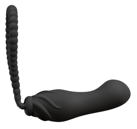Black Velvets - Perfect Fit Strap-On Bez Pasków 22 cm Czarne Black Velvets Black Velvets - Perfect Fit Strap-On Bez Pasków 22 cm Czarne Black Velvets