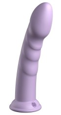 Dillio Platinum - Dildo Z Rowkami Stymulującymi I Żołędziem 21 cm Super Fioletowe Dillio Platinum