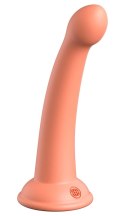 Dillio Platinum - Silikonowe Dildo Z Okrągłą Końcówką Secret Explorer 17,2 cm Pomarańczowe Dillio Platinum
