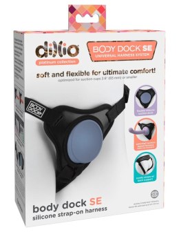 Dillio Platinum - Wygodna Uprząż Strap-on Body Dock Dillio Platinum