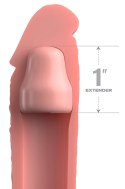 FXTE - Nakładka Na Penisa 66% Grubszy Penis + 5,1 CM Cielisty Fantasy X-Tensions Elite