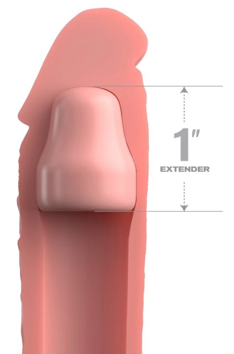 FXTE - Nakładka Na Penisa 66% Grubszy Penis + 5,1 CM Cielisty Fantasy X-Tensions Elite FXTE - Nakładka Na Penisa 66% Grubszy Penis + 5,1 CM Cielisty Fantasy X-Tensions Elite