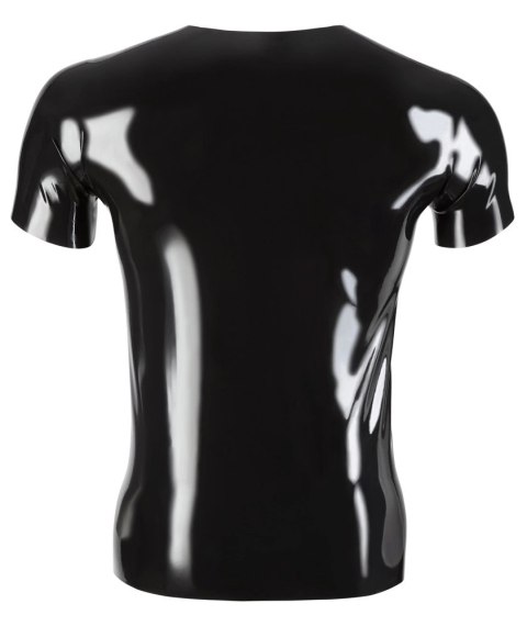 LATE X - Czarna Klasyczna Lateksowa Koszulka Unisex 2XL Late X LATE X - Czarna Klasyczna Lateksowa Koszulka Unisex 2XL Late X