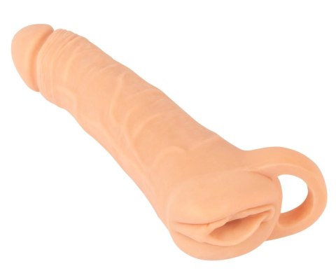 Nature Skin - Przedłużka Na Penisa I Masturbator Cipka 2w1 Duża Nature Skin Nature Skin - Przedłużka Na Penisa I Masturbator Cipka 2w1 Duża Nature Skin