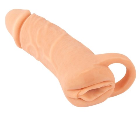 Nature Skin - Przedłużka Na Penisa I Masturbator Cipka 2w1 Średnia Nature Skin Nature Skin - Przedłużka Na Penisa I Masturbator Cipka 2w1 Średnia Nature Skin