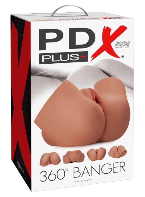 PDX Plus - Masturbator Torsu Obracający 360° Banger Tan PDX Plus PDX Plus - Masturbator Torsu Obracający 360° Banger Tan PDX Plus