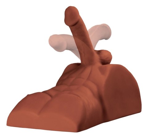 PDX Plus - Męski Tors Z Ruchomym Penisem Perfect Ride Brown PDX Plus PDX Plus - Męski Tors Z Ruchomym Penisem Perfect Ride Brown PDX Plus