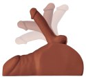 PDX Plus - Męski Tors Z Ruchomym Penisem Perfect Ride Brown PDX Plus