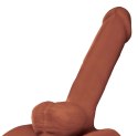 PDX Plus - Męski Tors Z Ruchomym Penisem Perfect Ride Brown PDX Plus