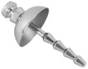 Penisplug - Wtyczka Dilator Do Cewki Moczowej Penisa Srebrna Umbrella Penisplug