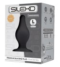 SilexD - Silikonowy Korek Analny Czarny 10.2 cm Model 2 Plug L SILEXD