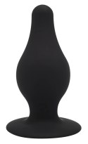 SilexD - Silikonowy Korek Analny Czarny 10.2 cm Model 2 Plug L SILEXD