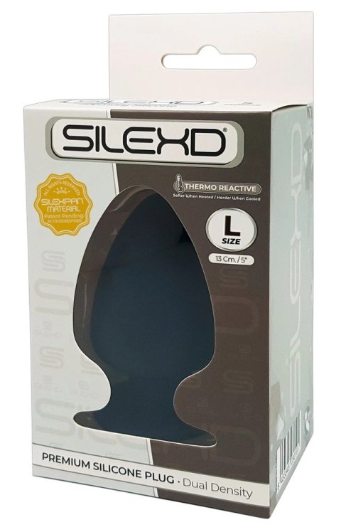 Silexd - Czarny Korek Analny Miękki Lub Twardy 13cm SILEXD Silexd - Czarny Korek Analny Miękki Lub Twardy 13cm SILEXD