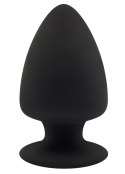 Silexd - Czarny Korek Analny Miękki Lub Twardy 13cm SILEXD