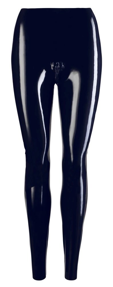 LATE X - Obcisłe Lateksowe Legginsy Z Zamkiem W Kroczu Czarne 2XL Late X LATE X - Obcisłe Lateksowe Legginsy Z Zamkiem W Kroczu Czarne 2XL Late X