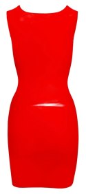 LATE X - Seksowna Obcisła Lateksowa Sukienka Mini Czerwona XL Late X