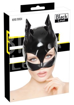 Black Level - Vinylowa Maska Z Uszami Kota Czarna S-L Black Level