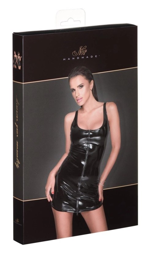Noir - Seksowna Czarna Mini Sukienka Z Połyskiem S Noir Noir - Seksowna Czarna Mini Sukienka Z Połyskiem S Noir