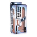Curve Toys - Pompujące i wibrujące silikonowe dildo z kulkami - 20,5 cm Curve Toys