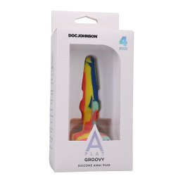 Doc Johnson - Korek analny silikoowy Groovy 10cm Doc Johnson